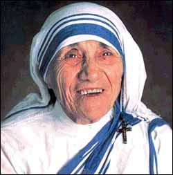 Mother Teresa (1910-1997) served the poorest of the poor and dying on the streets of Calcutta, India.